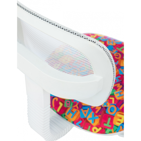 Детское компьютерное кресло Бюрократ CH-W299, мультиколор алфавит