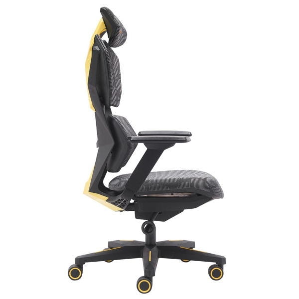 Игровое компьютерное кресло EVERPROF Tiger, сетка, пластик, серый