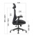 Кресло компьютерное EVOLUTION OFFICE COMFORT, ткань, сетка, пластик, черный
