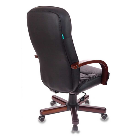 Кресло компьютерное Бюрократ T-9908/WALNUT, черный