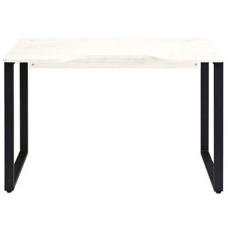 Стол компьютерный игровой Millwood Лофт Гонконг (ДТ-3), 1300x700 мм, дуб белый крафт, черный