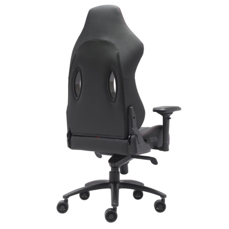 Игровое компьютерное кресло EVERPROF Jaguar, экокожа, металл, черный, красный