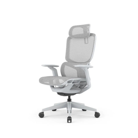 Кресло компьютерное SitZone E-JX-002А, сетка, пластик, белый