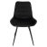 Стул Бюрократ "CH-K2_4", ткань, черный, металл, комплект 4 штуки