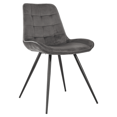 Стул Бюрократ "CH-K2_4", ткань, темно-серый, металл, комплект 4 штуки