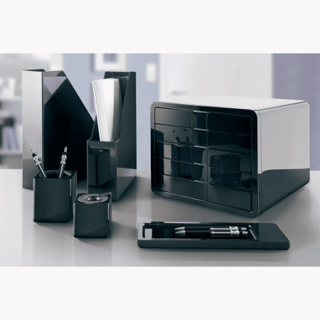 Блок из 5-и лотков закрытый Han iBox, черный Блок из 5-и лотков закрытый Han iBox, черный