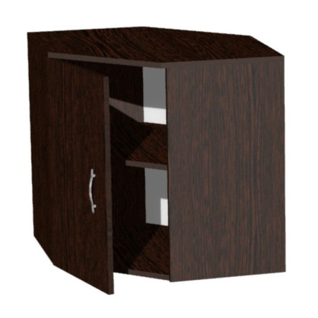 Стеллаж Макси М02.1 угловой, 632x632x750 мм, венге