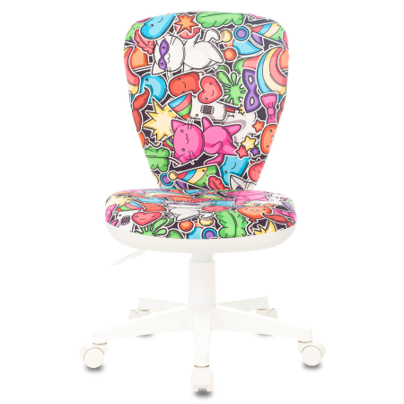 Детское компьютерное кресло Бюрократ KD-W10, мультиколор Детское компьютерное кресло Бюрократ KD-W10, мультиколор