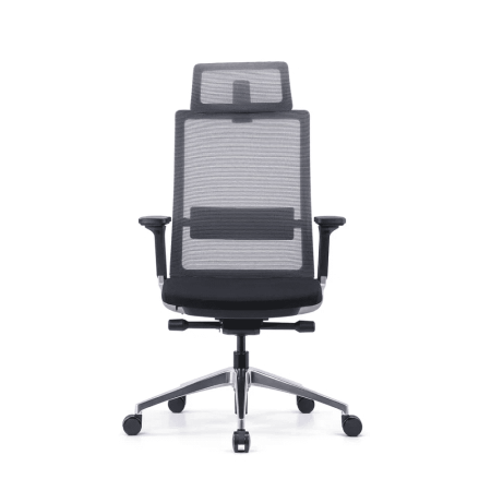 Кресло для руководителя SitZone "E-BA-001A", ткань, пластик, черный