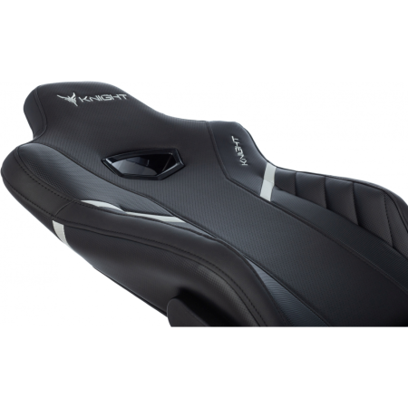 Кресло игровое Knight Thunder 5X экокожа, черный