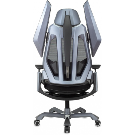 Кресло игровое Knight Aero, ткань, пластик, черный Кресло игровое Knight Aero, ткань, пластик, черный