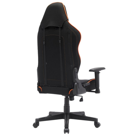 Игровое компьютерное кресло EVERPROF Panter, ткань, пластик, черный, оранжевый