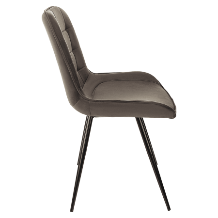 Стул Бюрократ "CH-K2_4", ткань, коричневый, металл, комплект 4 штуки