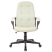 Кресло компьютерное Бюрократ CH 002, экокожа, пластик, слоновая кость