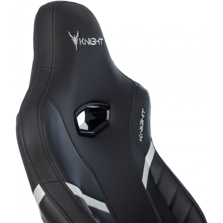 Кресло игровое Knight Thunder 5X экокожа, черный