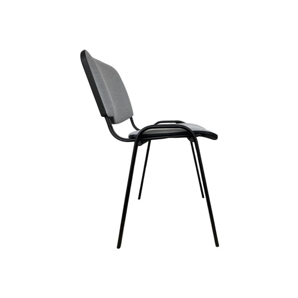 Стул офисный "Iso Black KNISA LIGHT GREY", ткань, металл, светло-серый