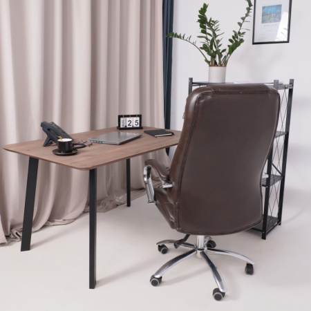 Кресло компьютерное AksHome KING A, темно-коричневый Кресло компьютерное AksHome KING A, темно-коричневый