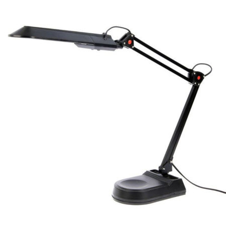 Светильник настольный Эра "NL-202-G23-11W-BK", черный