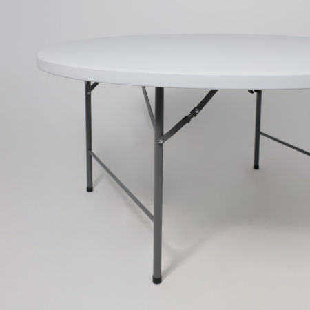 Стол складной Table AKS тип 10, 1520х1520х740 мм, пластик, белый