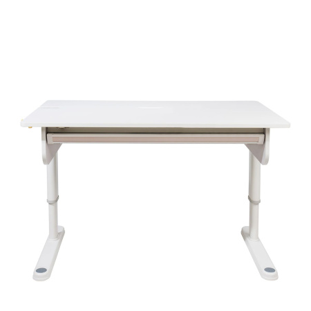 Комплект Ergosmart ученический Caravel S: стол регулируемый Caravel S, полка с подставкой для книг Wooden space S