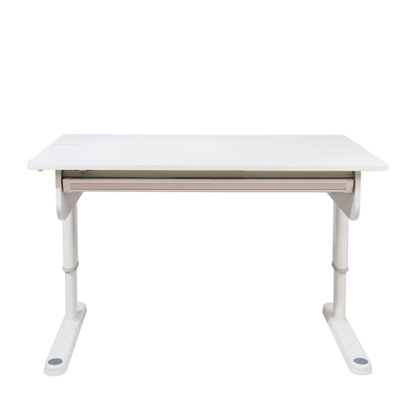 Комплект Ergosmart ученический Caravel S: стол регулируемый Caravel S, полка с подставкой для книг Wooden space S