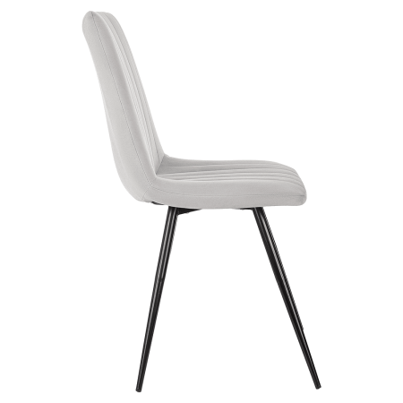 Стул Бюрократ "CH-K6_4", ткань, светло-серый, металл, комплект 4 штук