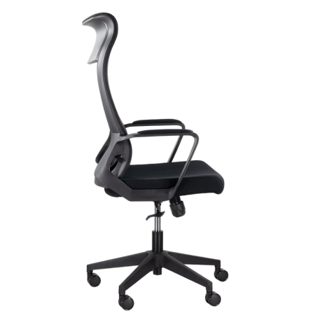 Кресло компьютерное UTFC Рекорд М-878, пластик, черный Кресло компьютерное UTFC Рекорд М-878, пластик, черный