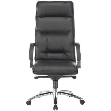 Кресло компьютерное Бюрократ T-9927SL кожа, черный