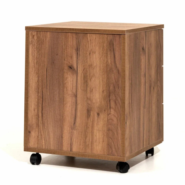 Тумба Millwood офисная подкатная, 465x450 мм, дуб табачный крафт