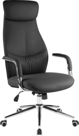 Кресло компьютерное EVERPROF Bell экокожа, черный