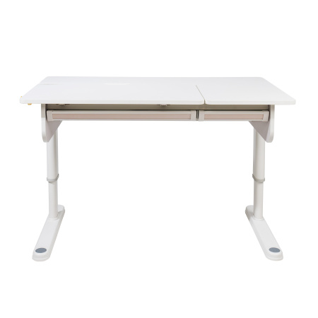 Комплект Ergosmart ученический Caravel: стол регулируемый Caravel, полка с подставкой для книг Wooden space