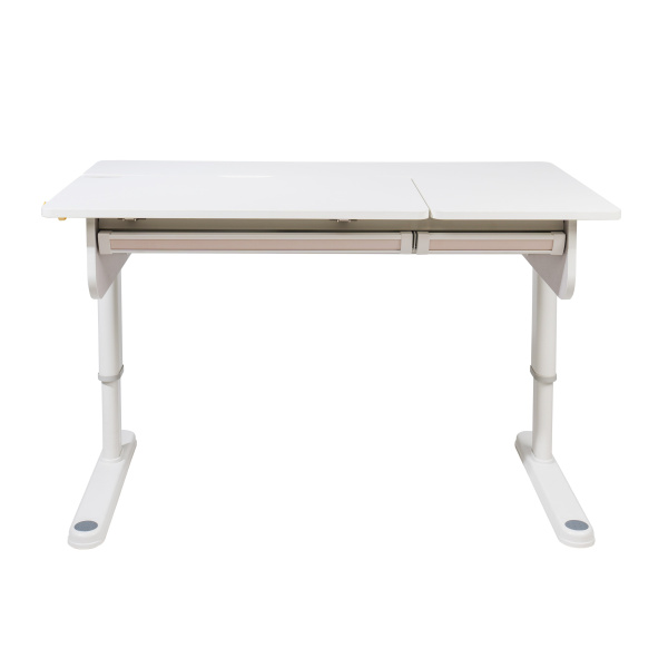 Комплект Ergosmart ученический Caravel: стол регулируемый Caravel, полка с подставкой для книг Wooden space