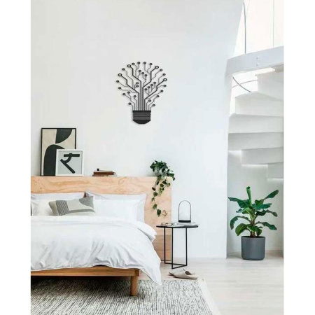 Пано настенное Woodary "2315", 50.5x30.5 см, черный