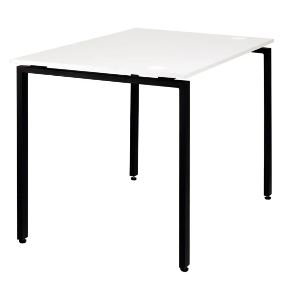 Стол письменный Millwood Лофт Сиэтл (ДТ-5), 1300х700 мм, белый, черный