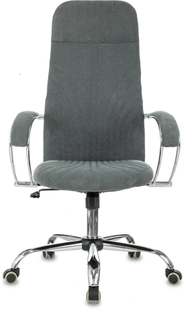 Кресло компьютерное Бюрократ CH-610SL ткань, т.-серый, крестов. хром