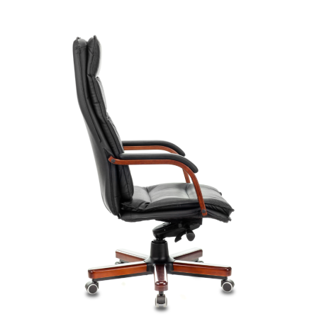 Кресло компьютерное Бюрократ T-9927WALNUT/BLACK, черный
