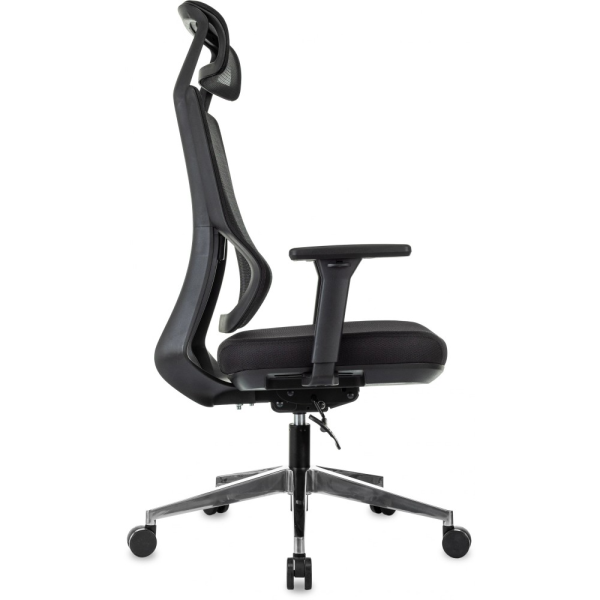 Кресло компьютерное Бюрократ MC-412N-H, сетка/ткань, черный