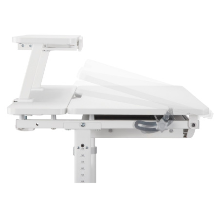 Комплект Ergosmart ученический Smart 80: стол E602 GREY, полка к столу E611 WHITE, накладка Е511