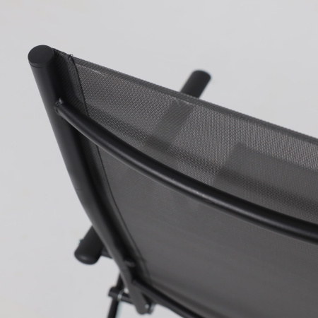 Кресло садовое AksHome CATANIA, ткань, серый, черный