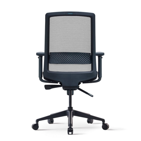 Кресло компьютерное Bestuhl S30, рама-черная, без подголовника, черный