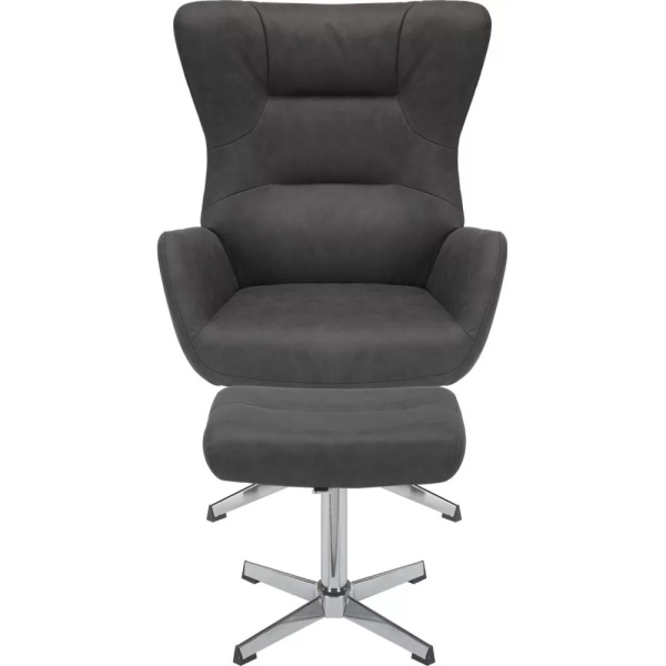 Кресло мягкое EVERPROF Apple, ткань, темно-серый Кресло мягкое EVERPROF Apple, ткань, темно-серый