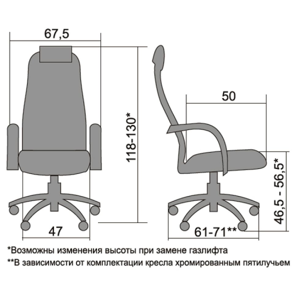 Кресло компьютерное Metta BP-8 PL, черный Кресло компьютерное Metta BP-8 PL, черный