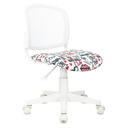 Детское компьютерное кресло Бюрократ CH-W296NX, белый