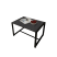 Стол журнальный ALLERD RION, черный муар, Металл Бруклин