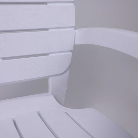 Кресло садовое "Прованс", пластик, белый