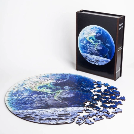 Пазл деревянный "Moon", разноцветный