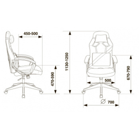 Игровое компьютерное кресло Zombie Driver, черный/красный Игровое компьютерное кресло Zombie Driver, черный/красный