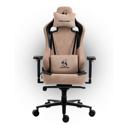 Игровое компьютерное кресло Evolution Project A Fabric, бежевый Игровое компьютерное кресло Evolution Project A Fabric, бежевый