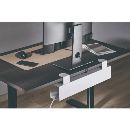 Кабель-канал горизонтальный "Easy Tray", белый
