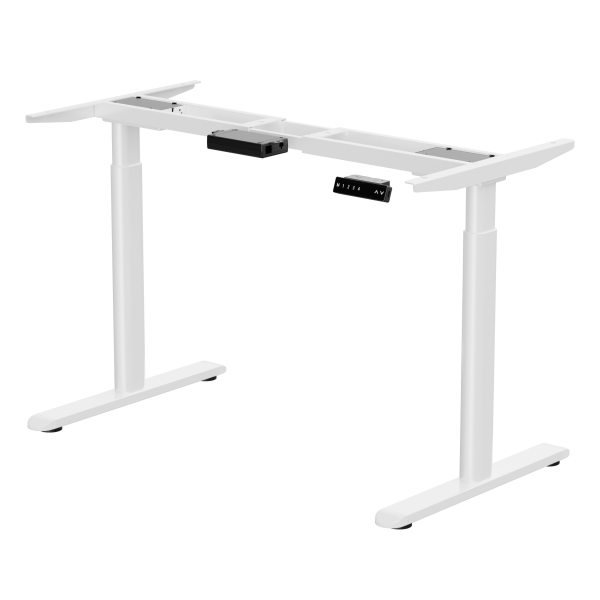 Каркас стола с электроприводом двухмоторный AOKE, Well Desk Oval, белый (AK02YJYT-ZT2-M02-WT) Каркас стола с электроприводом двухмоторный AOKE, Well Desk Oval, белый (AK02YJYT-ZT2-M02-WT)